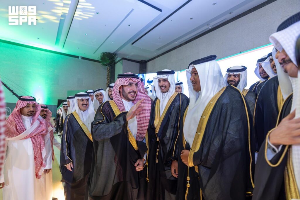 أمير الجوف يرعى حفل الزواج الجماعي لـ 100 شاب وفتاة ضمن برنامج “تيسير”