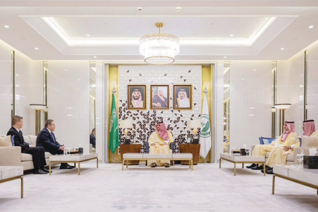 وزير الداخلية يستقبل السفير الروسي